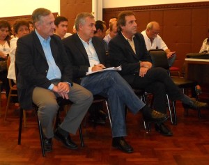 AGUSTÍN PERASSI JUNTO A GERARDO MORALES Y ALBERTO BERNIS
