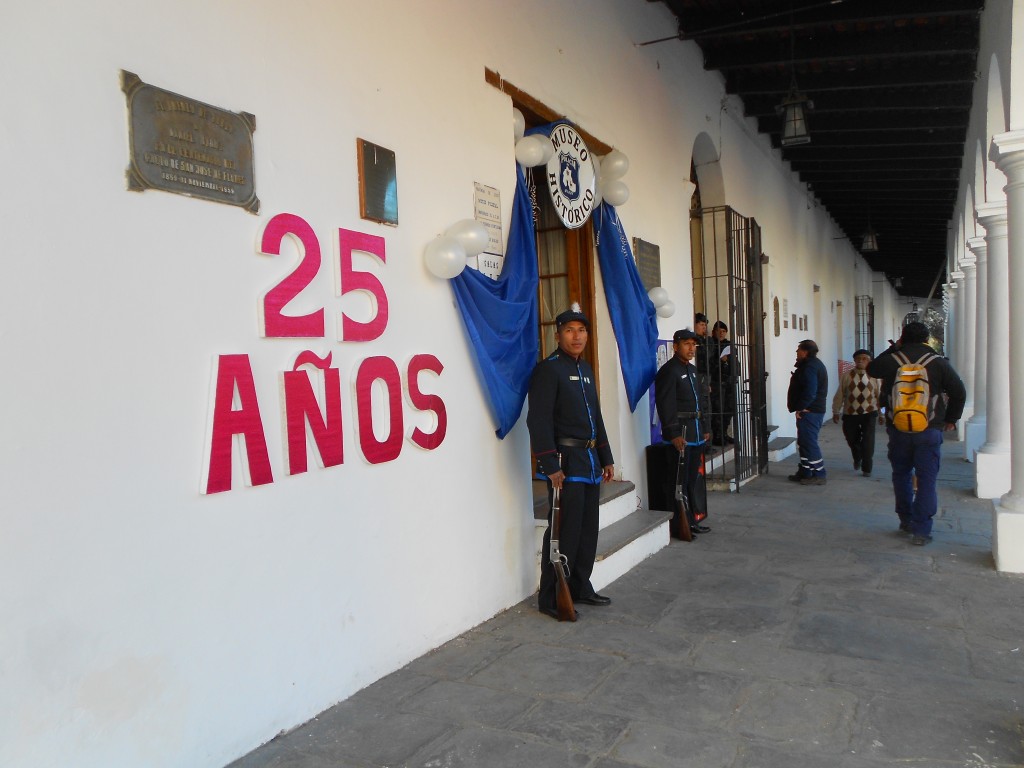 El Museo de la Policía, adornado para la celebración