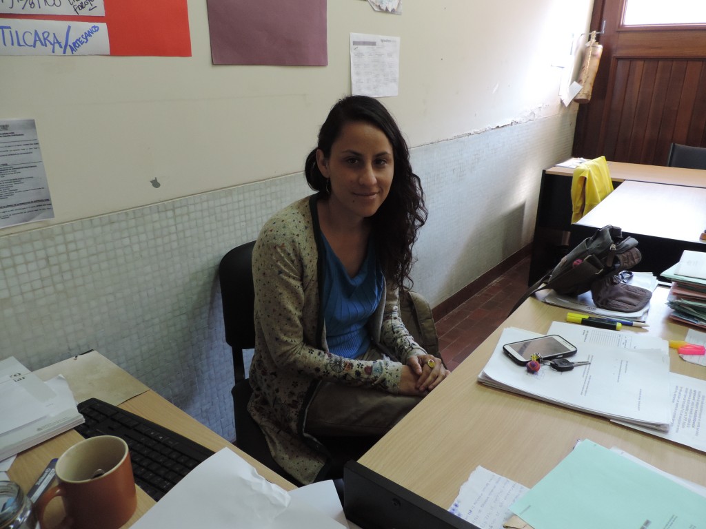 La precandidata del Frente de Izquierda al Parlasur, Natalia Morales