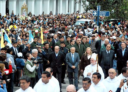 La procesión en años anteriores.