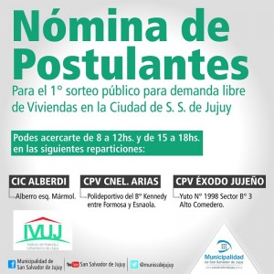 Nomina de postulantes