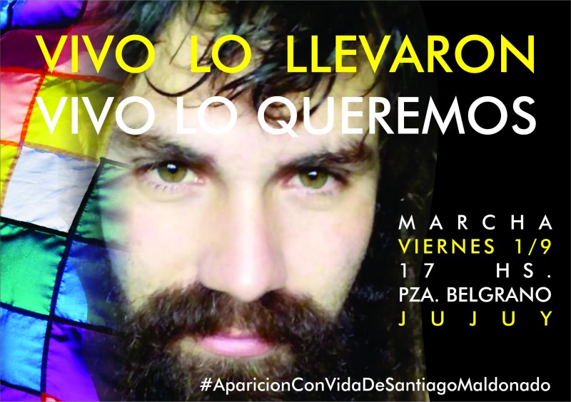 Marcha Santiago Maldonado Jujuy (1)