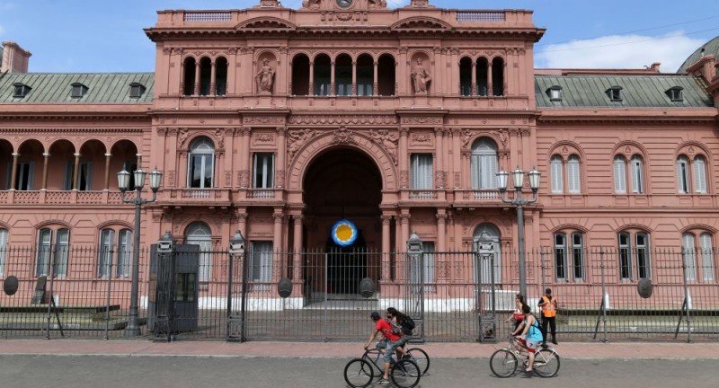 zzzznacp2 NOTICIAS ARGENTINAS BAIRES, DICIEMBRE 5: Las visitas a la casa Rosada y al museo del Bicentenario se encuentran suspendidas debido a los preparativos para los actos de asuncion presidencial del proximo jueves. Foto NA: Pedro Lazaro Fernandez  zzzz