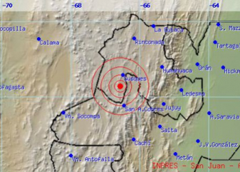 VARIOS SISMOS SE SINTIERON EN JUJUY EL FIN DE SEMANA