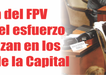 Diputada Armella destaca el esfuerzo del FPV en los barrios de San Salvador