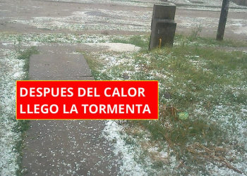Después del calor llego la tormenta