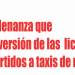 Cuestionan ordenanza que autoriza la conversión de las licencias de taxis compartidos a taxis de radio llamada