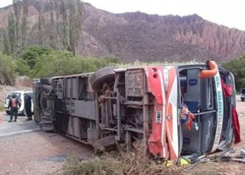 Grave accidente en ruta 9 entre Maimará y Purmamarca