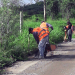Operativo de limpieza en el barrio San Guillermon y colectora de la Ruta Nº 9