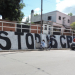 Provocadoras pintadas y pegatinas por toda la ciudad
