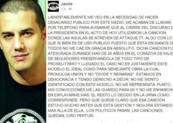 Ex líder de Ataque 77 furioso por la utilización de sus canciones luego del discurso de Cristina Kirchner
