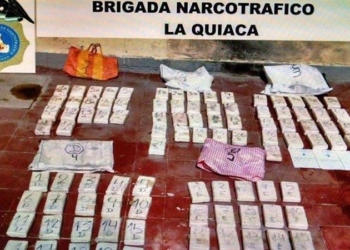 Secuestran más de 100 kilos de cocaína en la ciudad fronteriza de La Quiaca