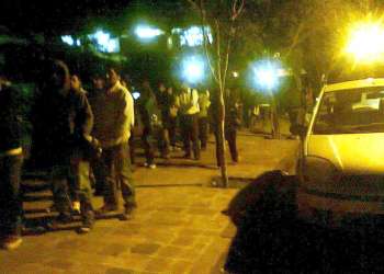 Toda una noche para sacar un turno