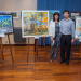 Daniel Costas ganó el concurso de pintura del Colegio de Escribanos con la obra “Plaza Central”