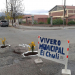 A tantos baches buenas son las plantas