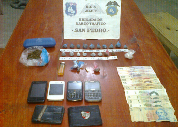 SAN PEDRO:  "DEALER" DETENIDO Y SECUESTRO DE DROGA