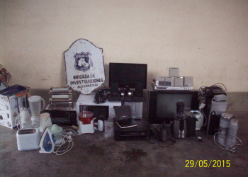 RECUPERAN VARIOS ELECTRODOMESTICOS ROBADOS