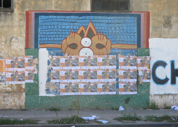 Nuevas pintada sobre mural de artistas jujeños