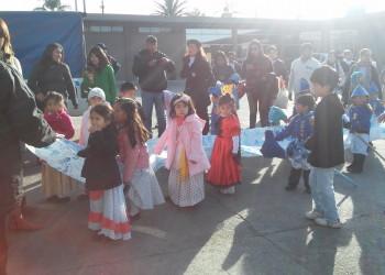 VISITA DE LOS NIÑOS DEL JARDIN "RINCONCITO AZUL"
