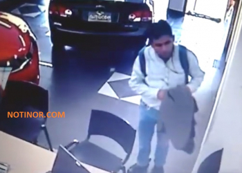 Jujuy: Robó una notebook y quedo grabado por las cámaras de seguridad