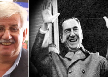 Carta de homenaje al General Perón, por Fernando "Toto" Arnedo