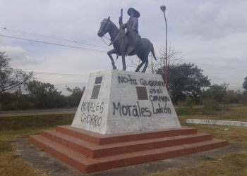 Grave daño al monumento a Jorge Cafrune en el Carmen