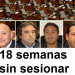 La legislatura lleva 18 semanas consecutivas sin sesionar