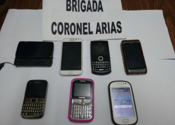 DETENIDOS CON SECUESTRO DE SIETE CELULARES