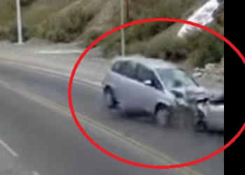 Impactante video de un choque fatal en San Juan grabado por cámaras de seguridad