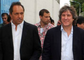 Reapareció Amado Boudou con elogios a Scioli: "Voy a seguir en la gestión"