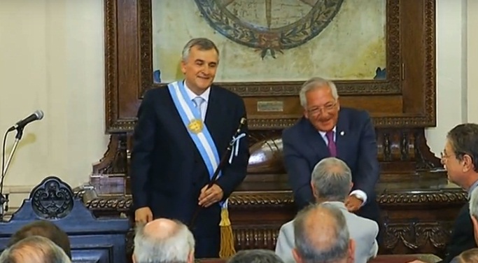 Gerardo Morales recibió los atributos de gobierno de manos de Eduardo Fellner - Notinor Jujuy