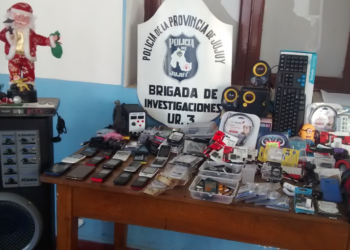 DETENIDOS Y RECUPERARON ELEMENTOS SUSTRAÍDOS 
