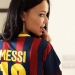 La modelo ucraniana que es fanática de Messi