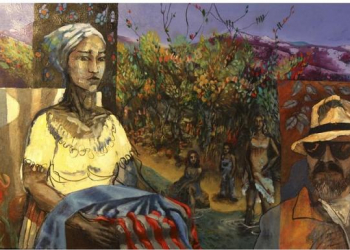 Muestra de cuadros en oleos y dibujos en Culturarte
