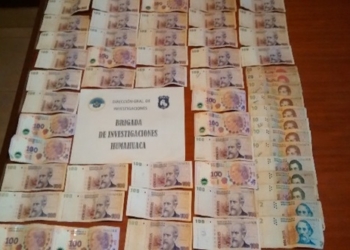 DETENIDO Y DINERO RECUPERADO