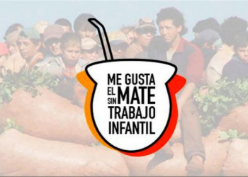 "Me gusta el mate sin trabajo infantil"