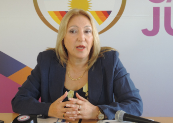 La Senadora Giacoppo explicó la denuncia a Eduardo Fellner