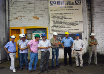 Morales recorrió Aceros Zapla para analizar los proyectos que se pondrán en marcha