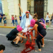 Grupo de salteños apoyaron a las creadoras de la polémica performance de la Virgen María