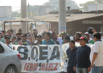 Ing. La Esperanza: Masiva movilización hacia el Puente San Pedro. Mira el video