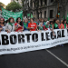 Masiva marcha al Congreso para reclamar la despenalización del aborto