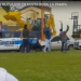 Macri recibió pedradas y huevazos en La Pampa. Mirá el video.