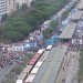 Piqueteros marchan por la 9 de Julio y el centro es un caos de tránsito