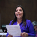 El Congreso de Ecuador designó a María Vicuña como nueva vicepresidente nacional en reemplazo del encarcelado Jorge Glas
