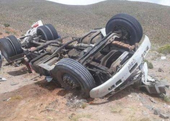 Volcó en Salta un camión que trasladaba una parte de un telescopio valuado en 10 millones de dólares
