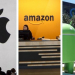 Apple, Amazon y Google: cuál será la primera en valer un billón de dólares