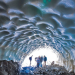 Chubut: ya se puede visitar el túnel de hielo que dura un mes