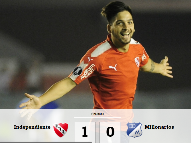 Independiente-Millonarios: fiel a sí mismo, el Rojo superó sus fallos y venció a un duro Millonarios
