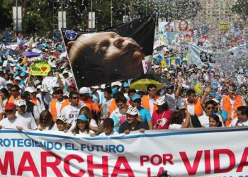 Marcharon a favor de la vida