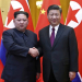 Kim Jong-un fue recibido con gran pompa en Pekin